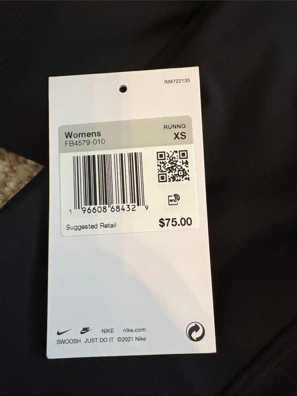 Nike Black High-Rise Leggings with Side & Back Detail